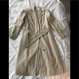 Suede Long Coat